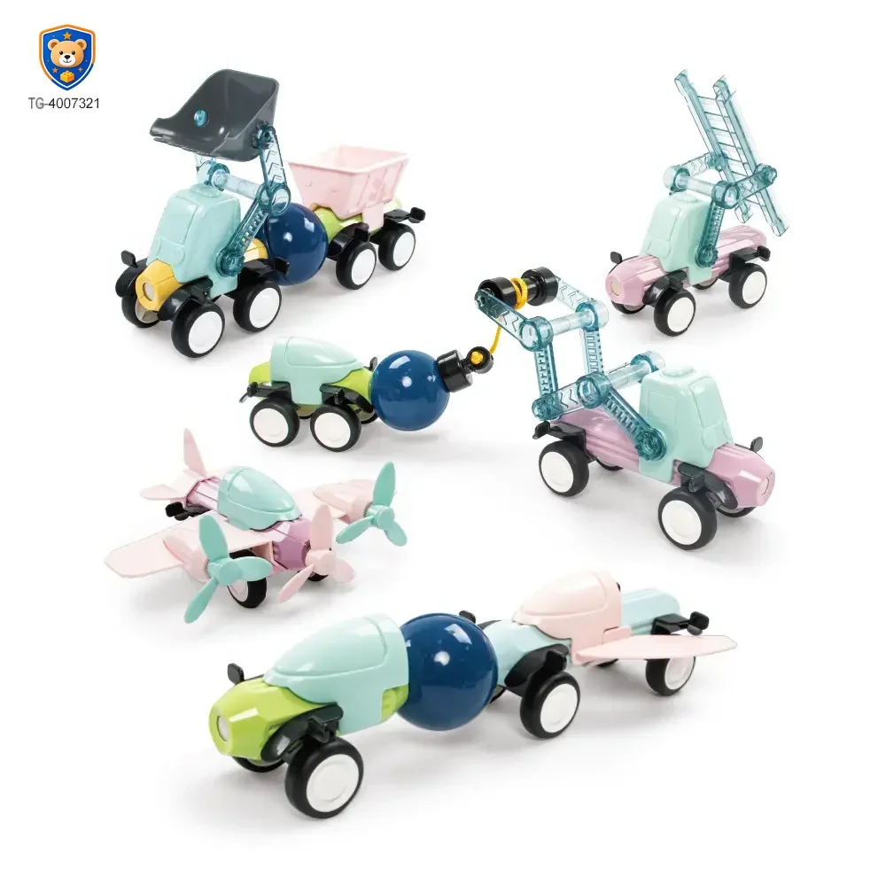 Magnetic Rod Vehicle Toy — product view 1