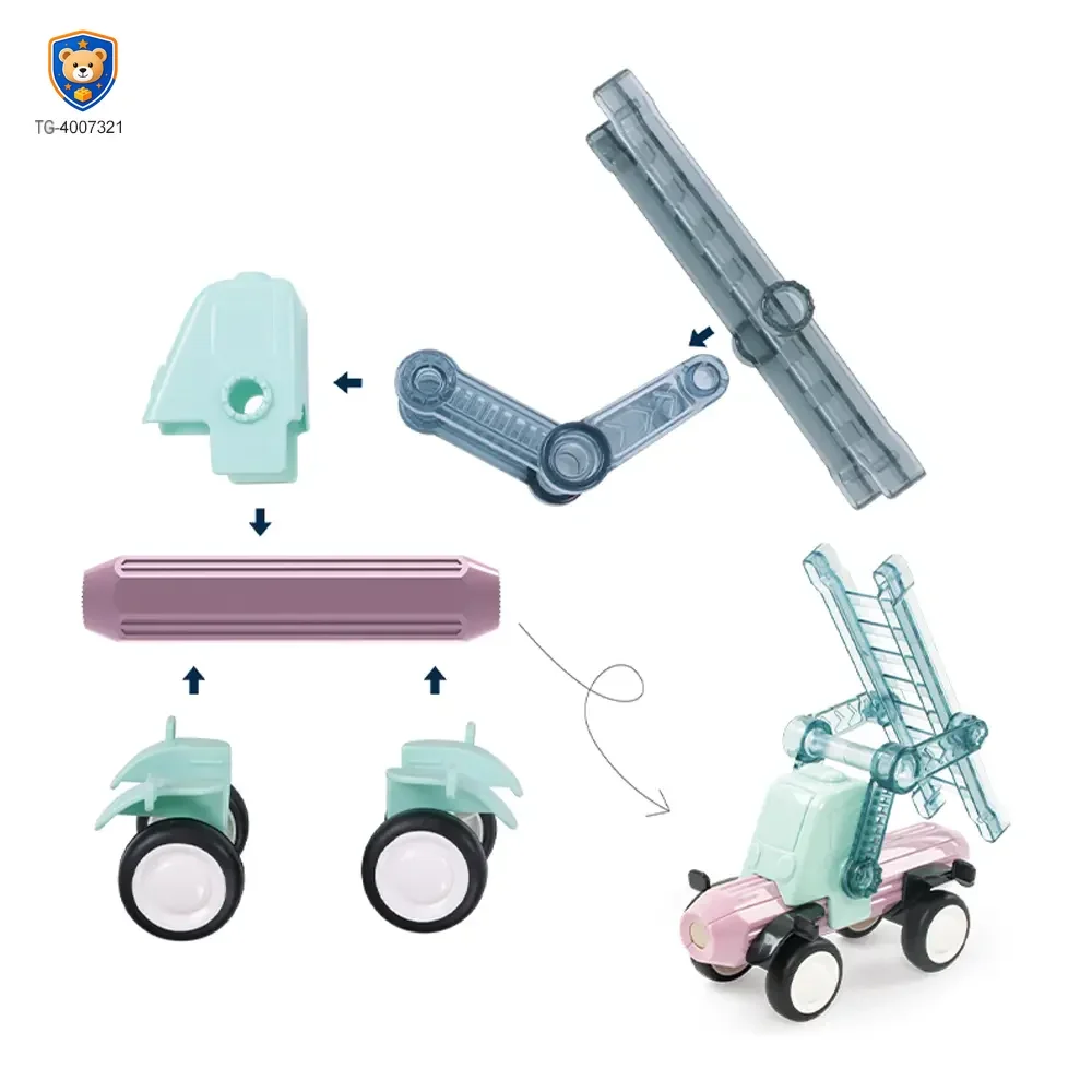 Magnetic Rod Vehicle Toy — product view 2