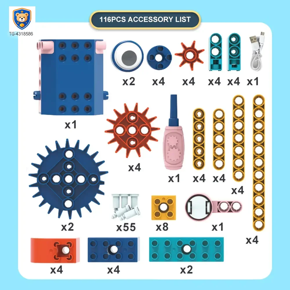 Bulk Mechanical Gear Building Block Toy Supply — product view 2
