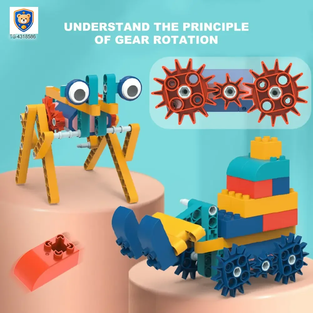 Bulk Mechanical Gear Building Block Toy Supply — product view 5