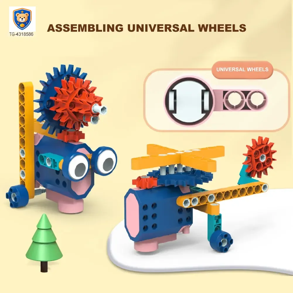 Bulk Mechanical Gear Building Block Toy Supply — product view 7