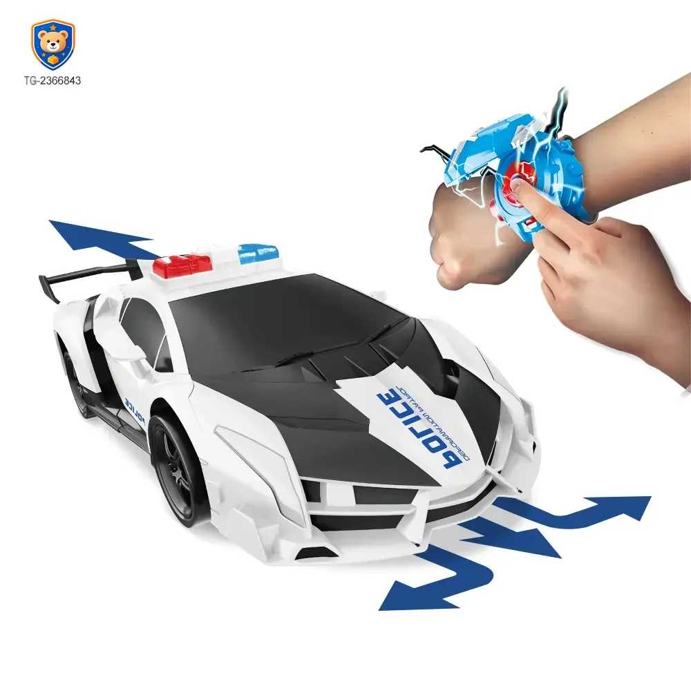 Police Car Transforming Toy with Lights and Music — product view 2