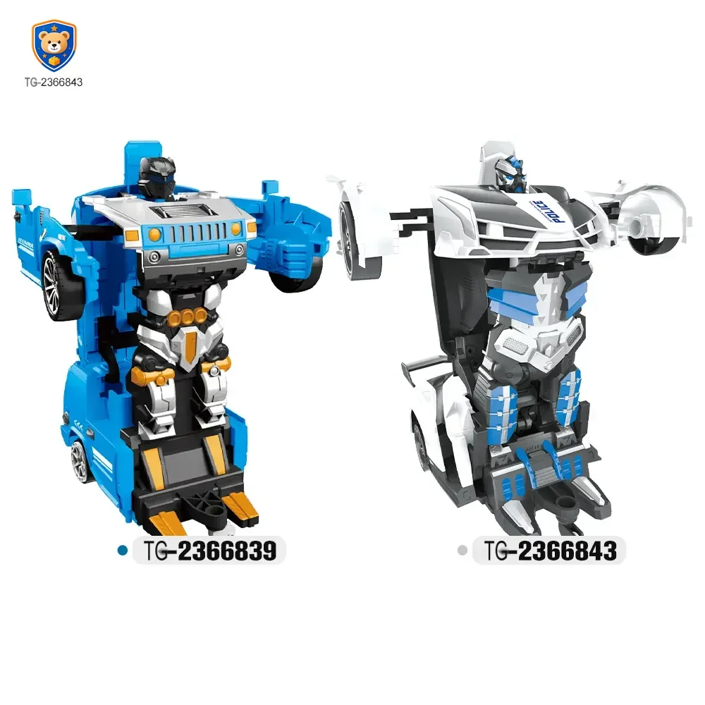 Police Car Transforming Toy with Lights and Music — product view 4
