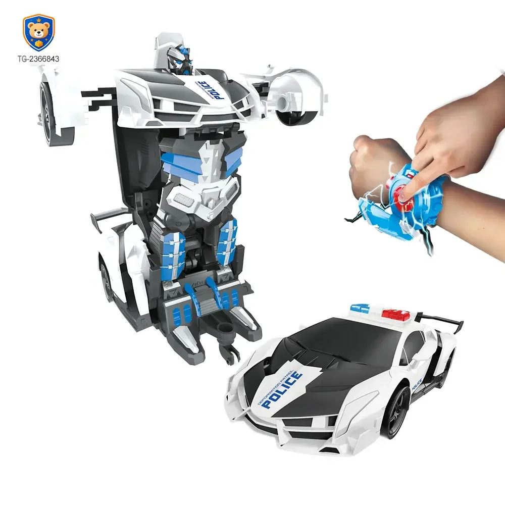 Police Car Transforming Toy with Lights and Music — product view 5
