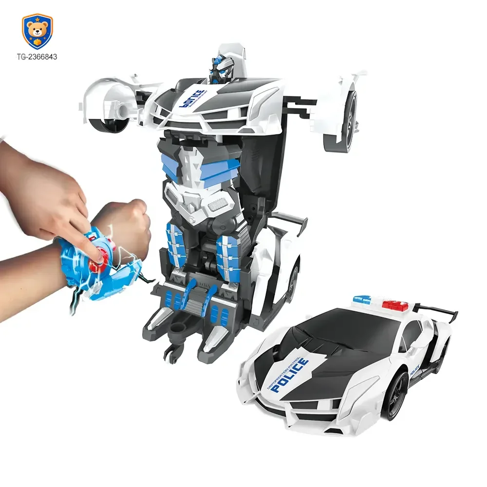 Police Car Transforming Toy with Lights and Music — product view 6