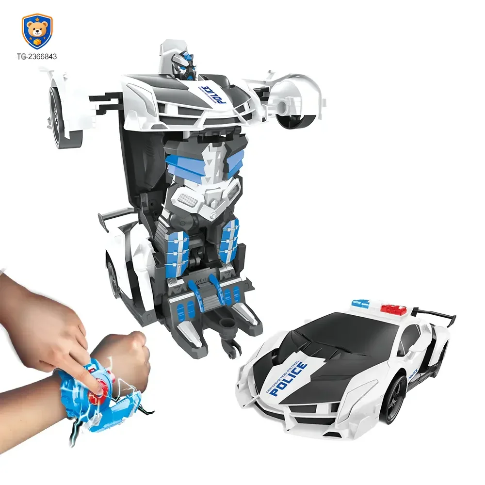 Police Car Transforming Toy with Lights and Music — product view 7