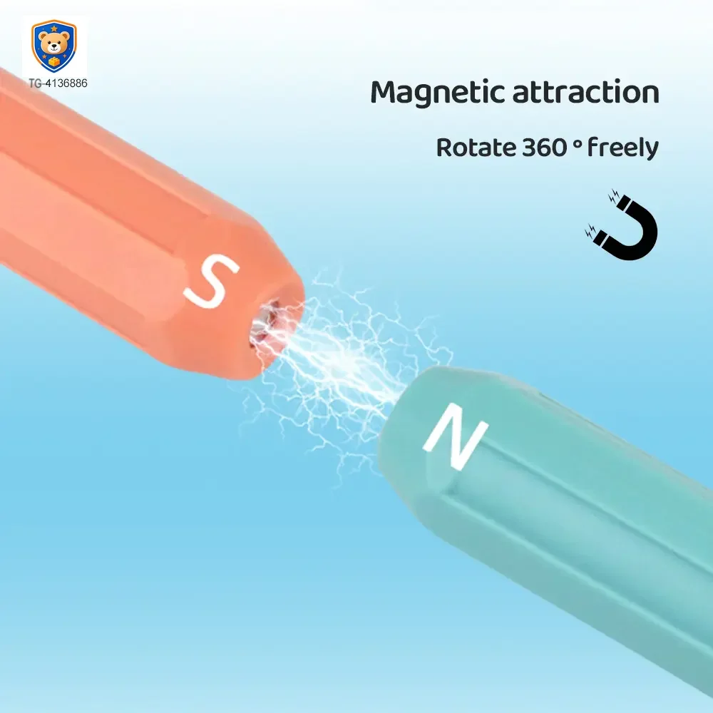 Magnetic Bar Toy with Balls — product view 10