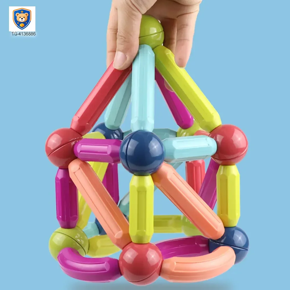 Magnetic Bar Toy with Balls — product view 3