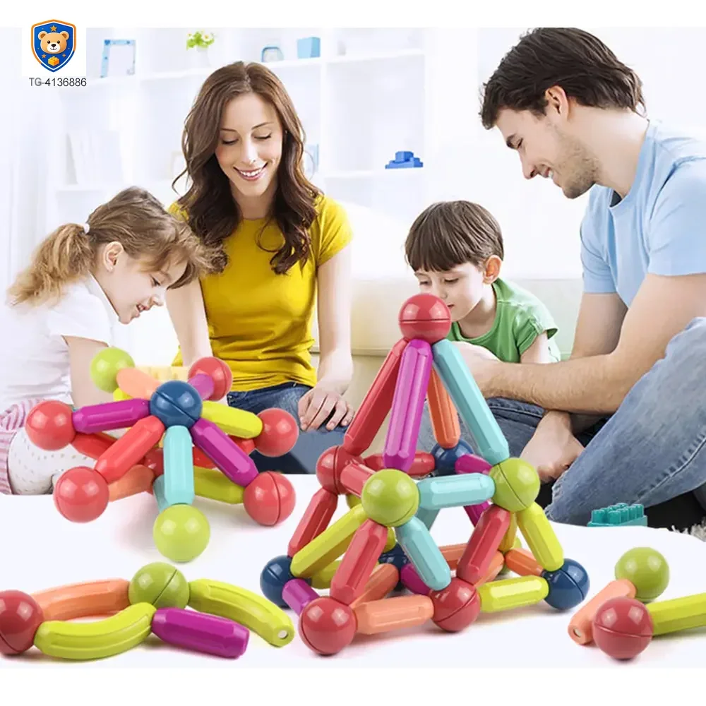 Magnetic Bar Toy with Balls — product view 4