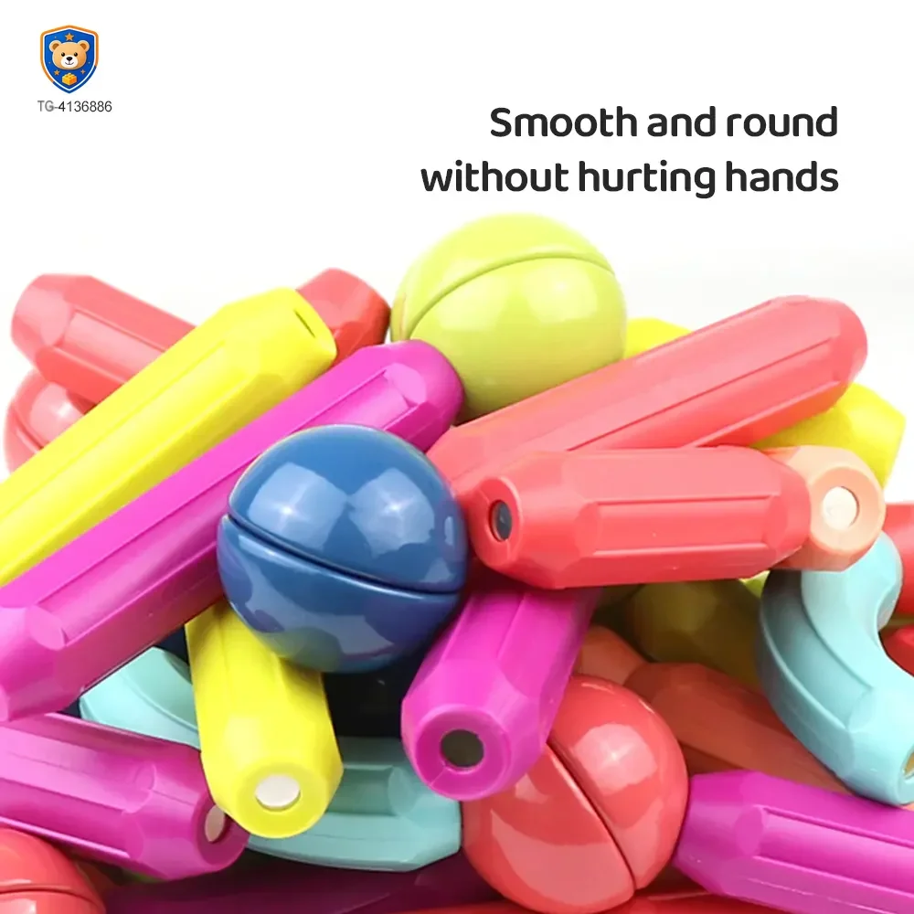 Magnetic Bar Toy with Balls — product view 5