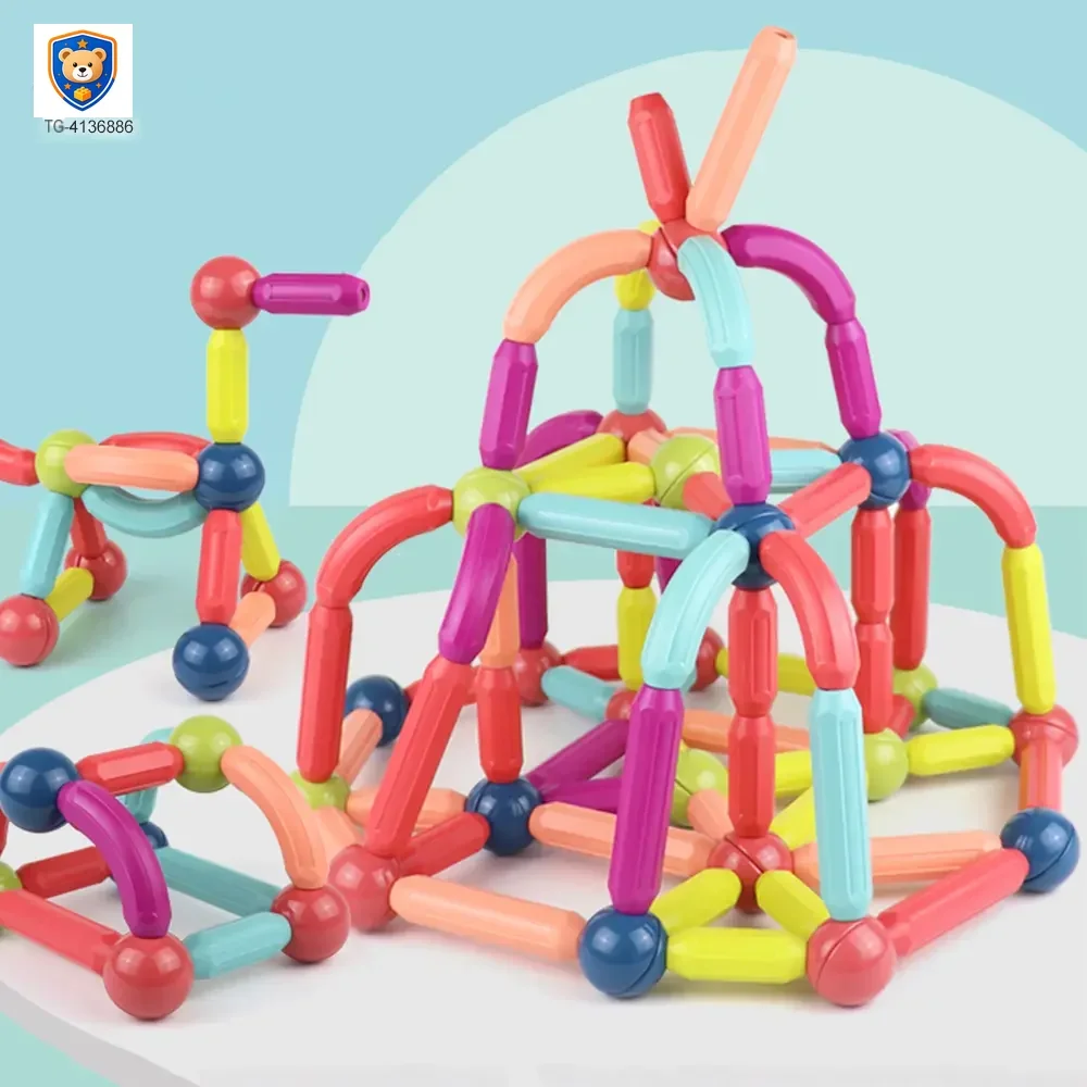 Magnetic Bar Toy with Balls — product view 6