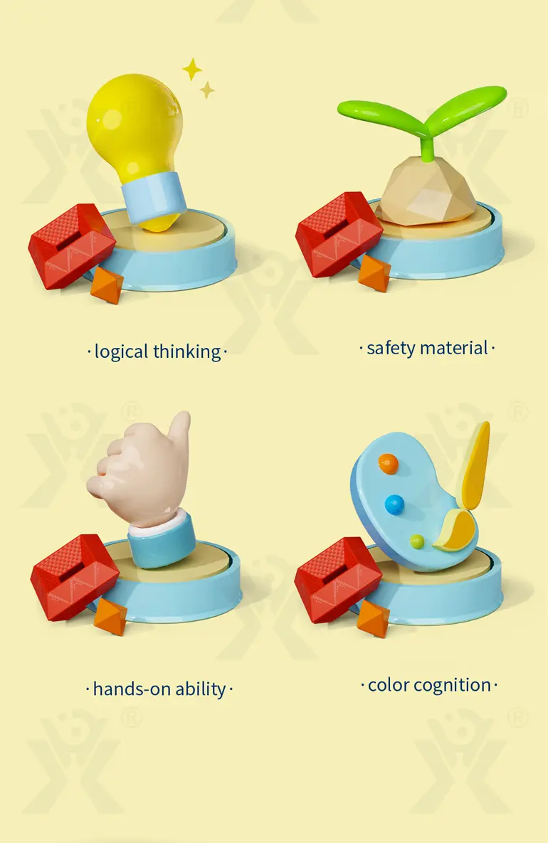 Borrow Magic Tower Toy, Educational Building Toys (TG2377903) — product detail panel 2