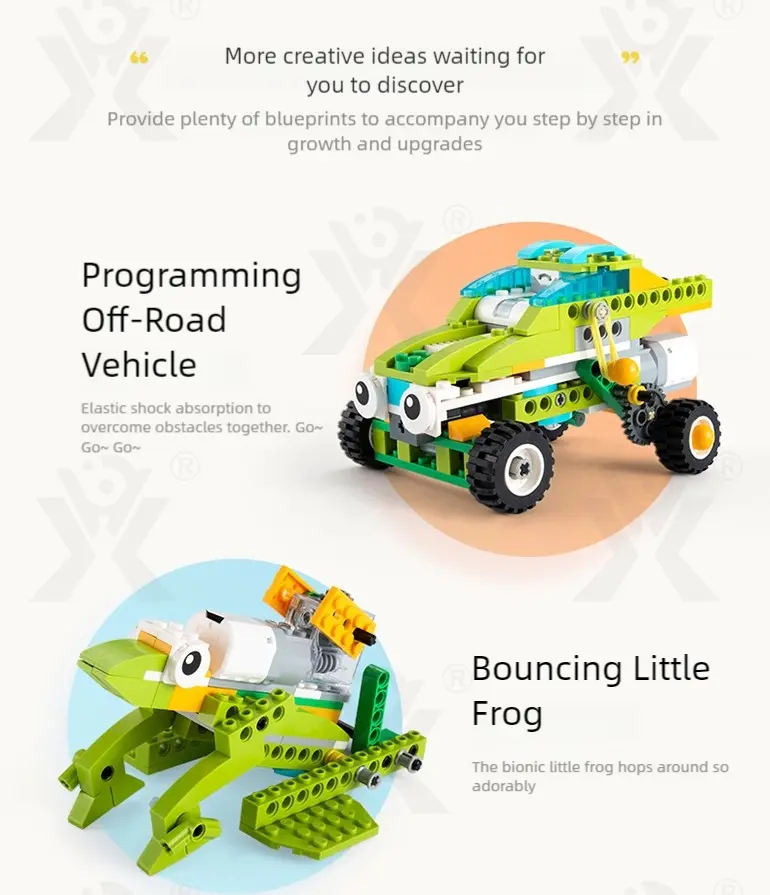 Bulk Programming Building Blcok Robot Toy for Wedo 2.0 Animals Course (TG4924257) — product detail panel 5