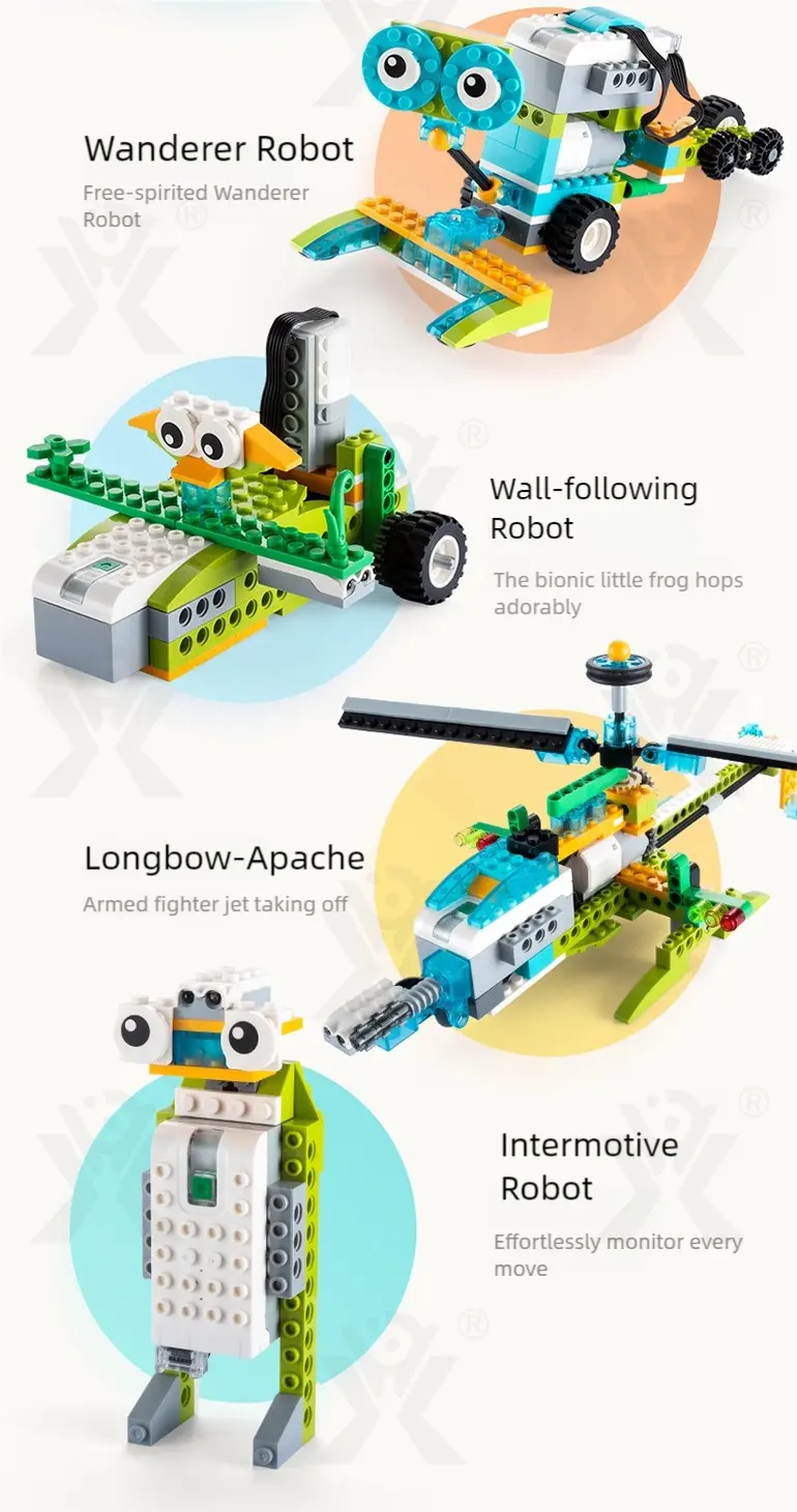 Bulk Programming Building Blcok Robot Toy for Wedo 2.0 Animals Course (TG4924257) — product detail panel 7
