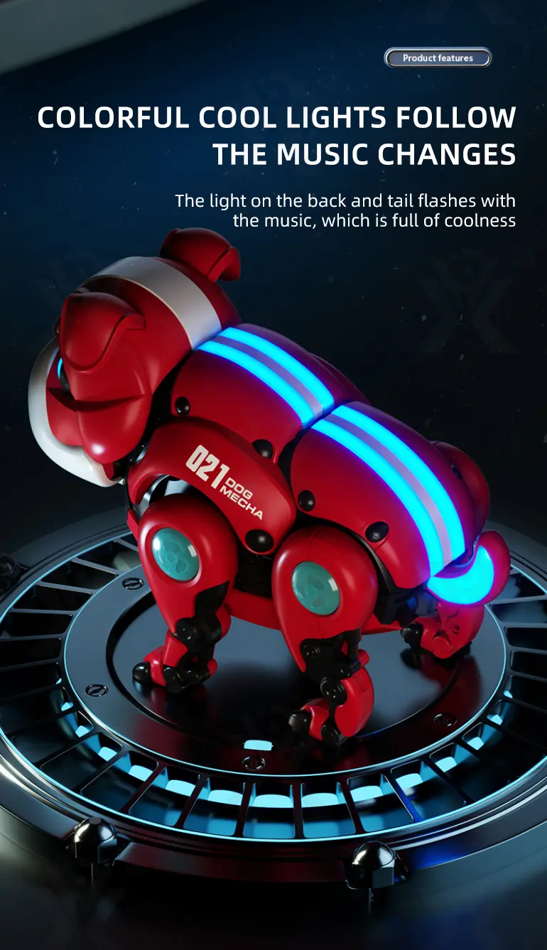 Smart Robot Dog Toy with Voice & Clap Activation (TG3969330) — product detail panel 4