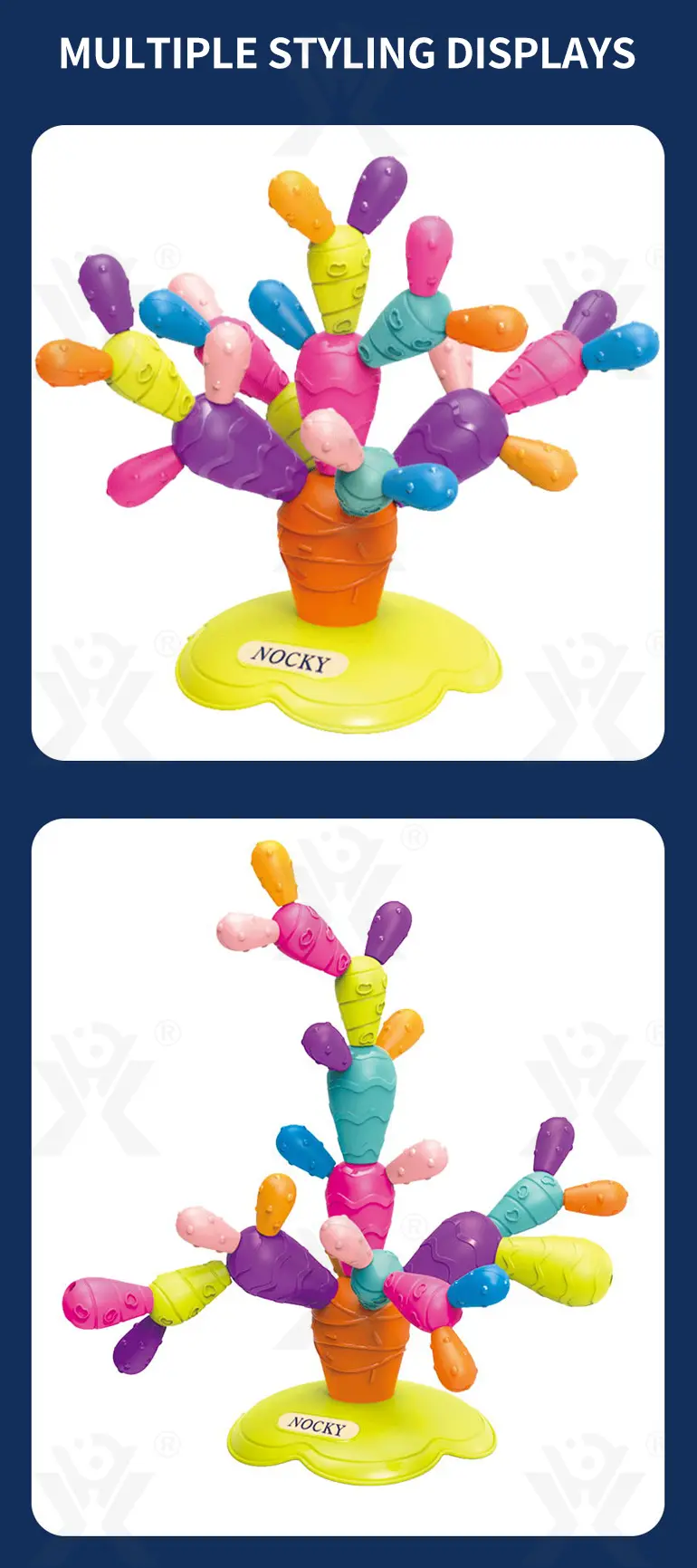 Montessori Cactus Toy, Stacking and Balancing Play (TG4057734) — product detail panel 5