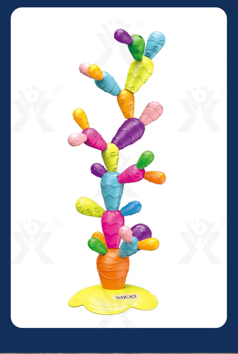 Montessori Cactus Toy, Stacking and Balancing Play (TG4057734) — product detail panel 6