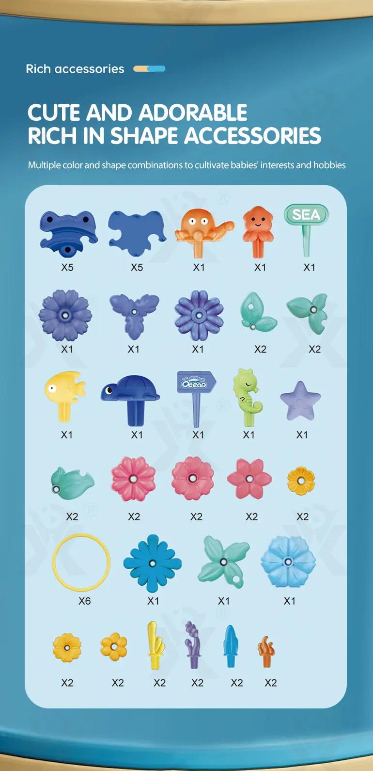 Ocean Flower Building Block Toys (TG4449980) — product detail panel 3