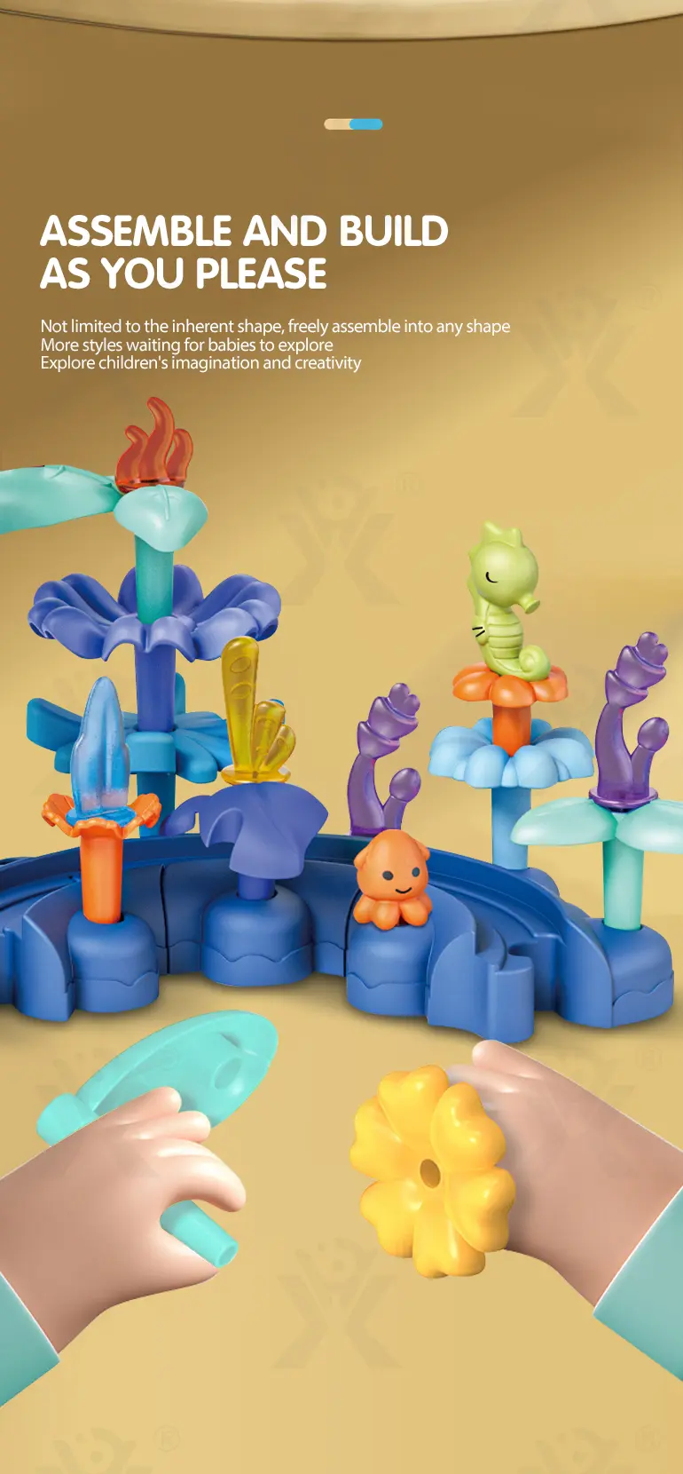 Ocean Flower Building Block Toys (TG4449980) — product detail panel 6