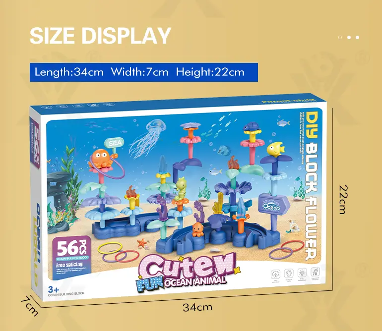 Ocean Flower Building Block Toys (TG4449980) — product detail panel 8