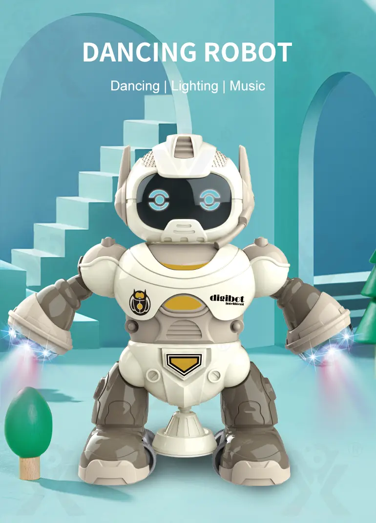 Electric Rotary Dancing Robot Toy (TG1269289) — product detail panel 1