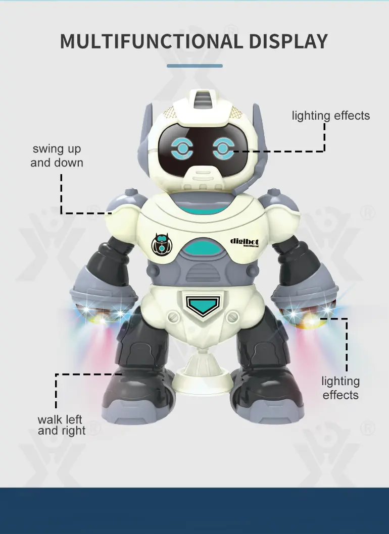 Electric Rotary Dancing Robot Toy (TG1269289) — product detail panel 2