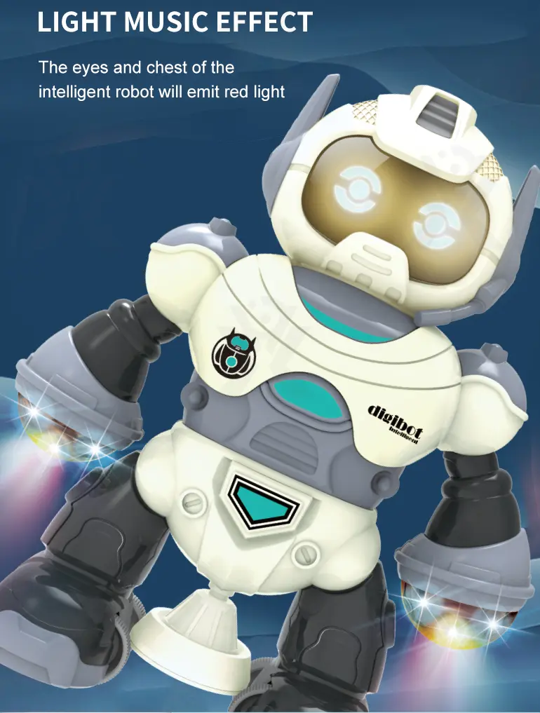 Electric Rotary Dancing Robot Toy (TG1269289) — product detail panel 3
