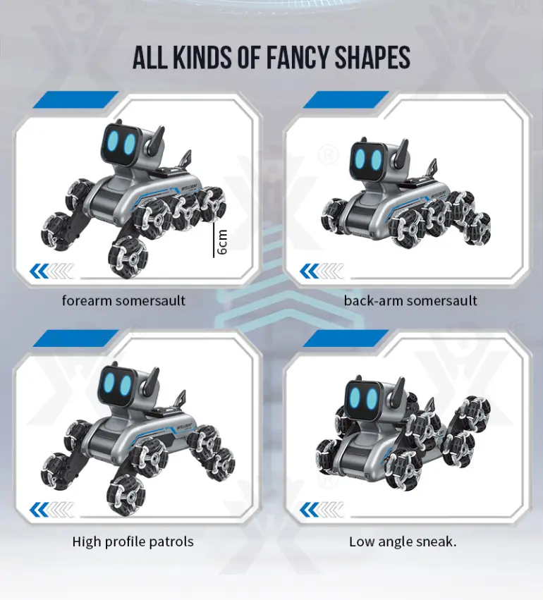Srunt Robot Dog, Eight-Wheeled, Cool Robot For Gifts (TG4358151) — product detail panel 4