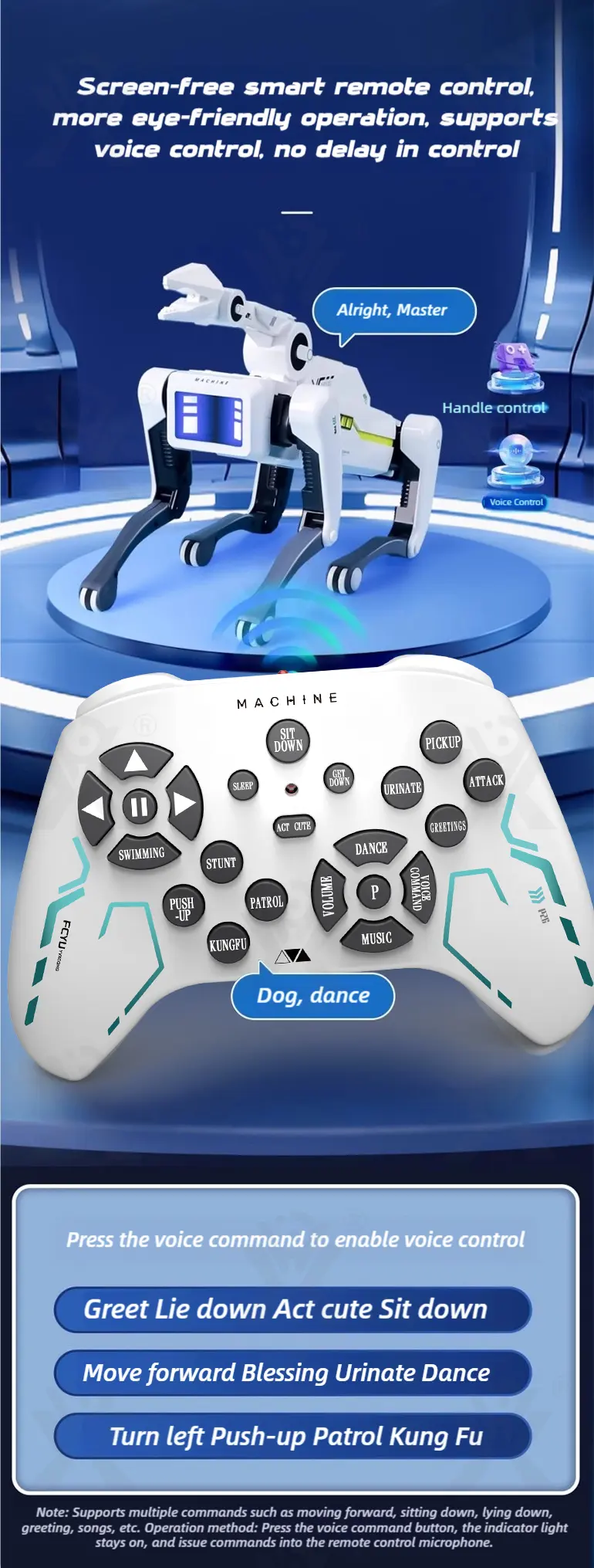 Hybrid-Control Robot Dog, AI Toy, Programmable Toy (TG4895353) — product detail panel 3