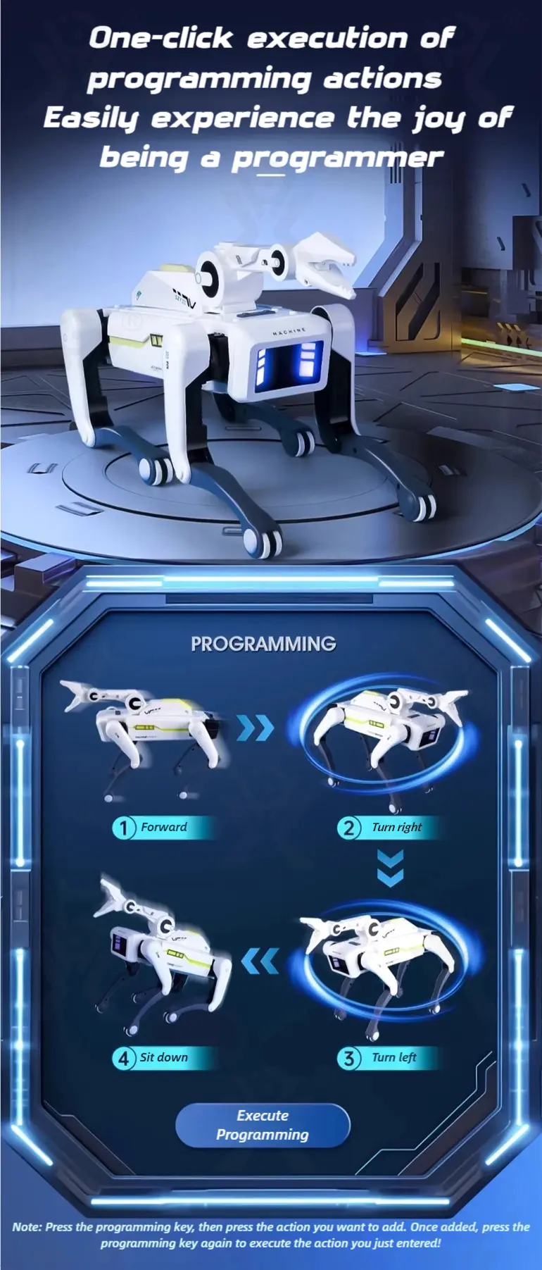 Hybrid-Control Robot Dog, AI Toy, Programmable Toy (TG4895353) — product detail panel 6