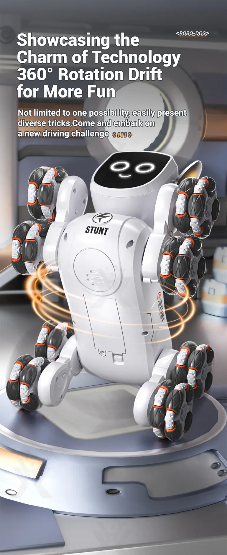8-Wheeled Stunt Robot Dog Toy 4WD (TG4912339) — product detail panel 3