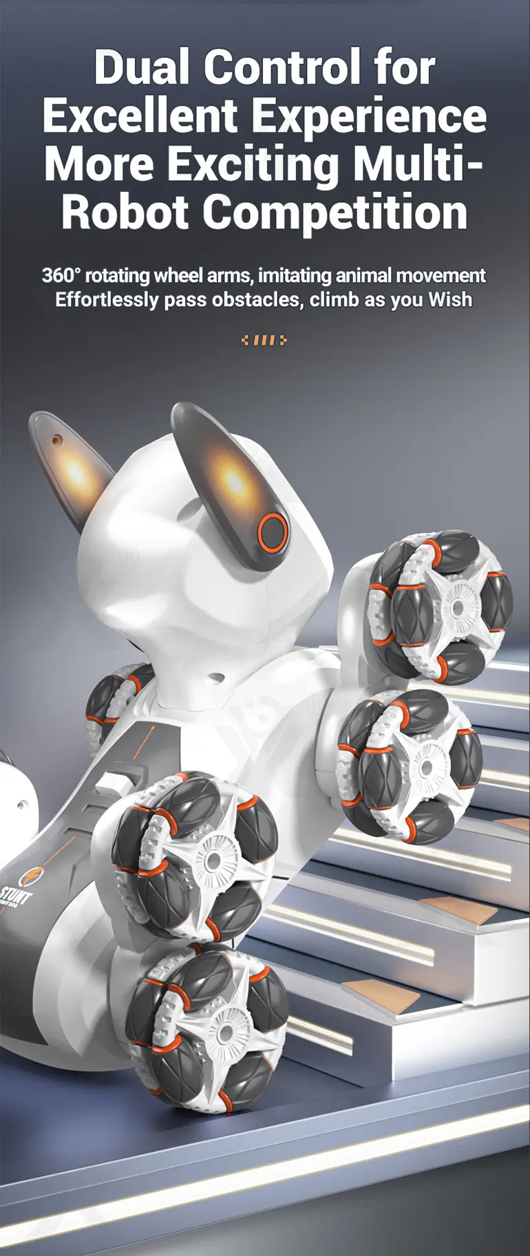 8-Wheeled Stunt Robot Dog Toy 4WD (TG4912339) — product detail panel 9