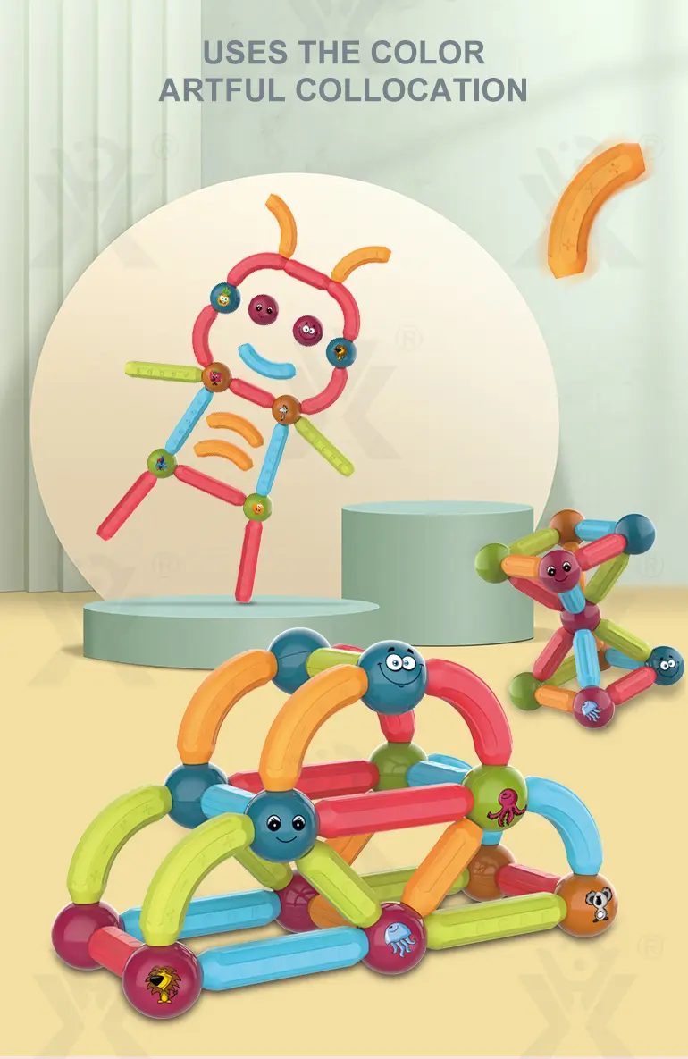 Magnetic Sticks and Balls Building Set (TG2193251) — product detail panel 4
