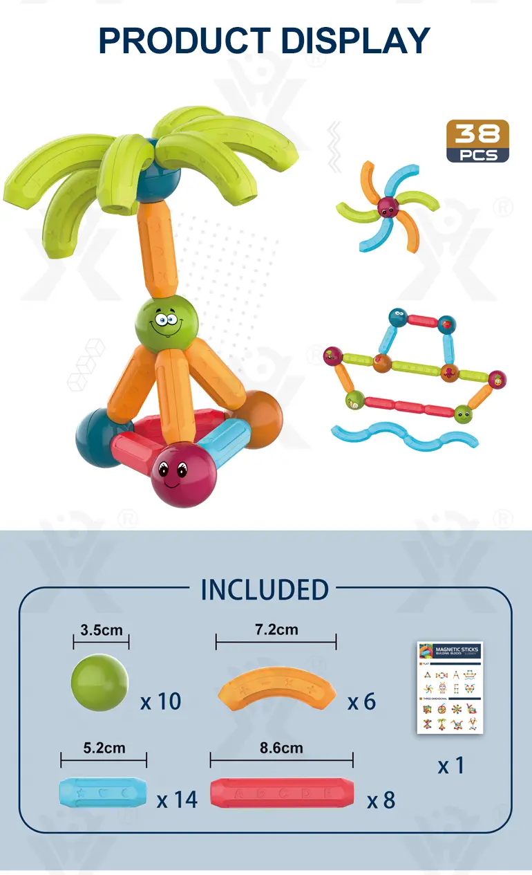 Magnetic Sticks and Balls Building Set (TG2193251) — product detail panel 6
