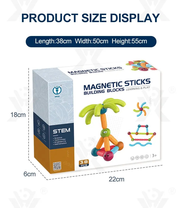 Magnetic Sticks and Balls Building Set (TG2193251) — product detail panel 8