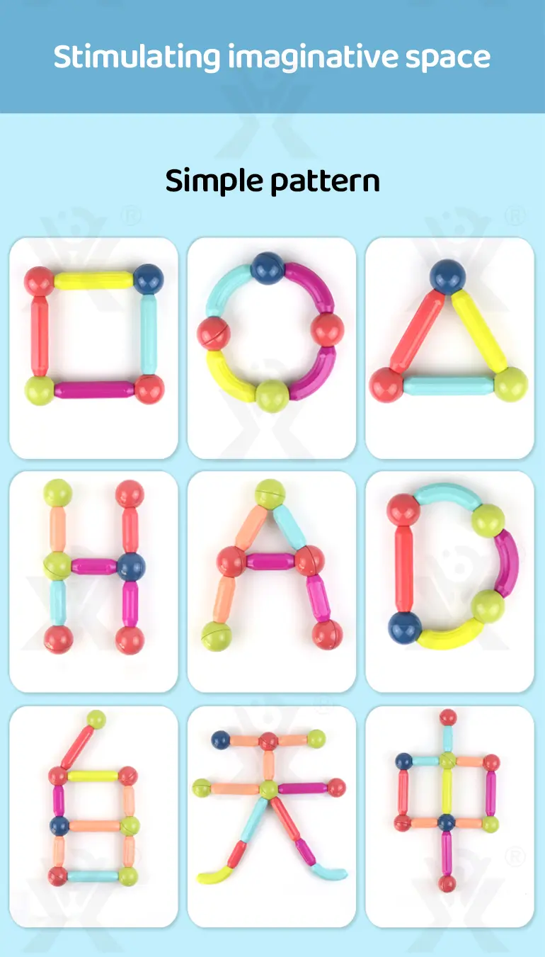 Magnetic Bar Toy with Balls (TG4136886) — product detail panel 10