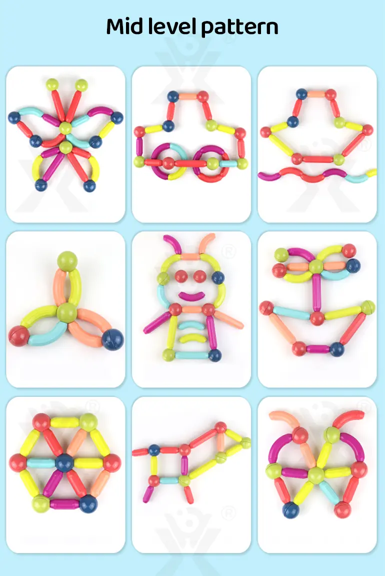 Magnetic Bar Toy with Balls (TG4136886) — product detail panel 11