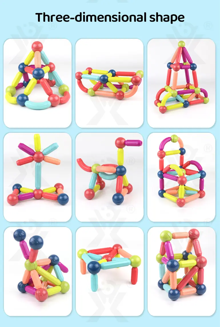 Magnetic Bar Toy with Balls (TG4136886) — product detail panel 12