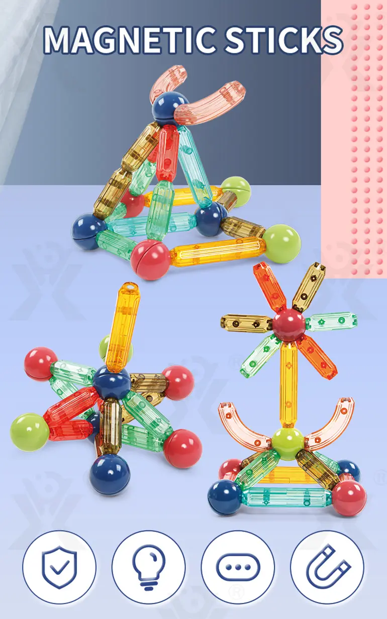 3D Magnetic Rod and Ball Set (TG2900982) — product detail panel 1