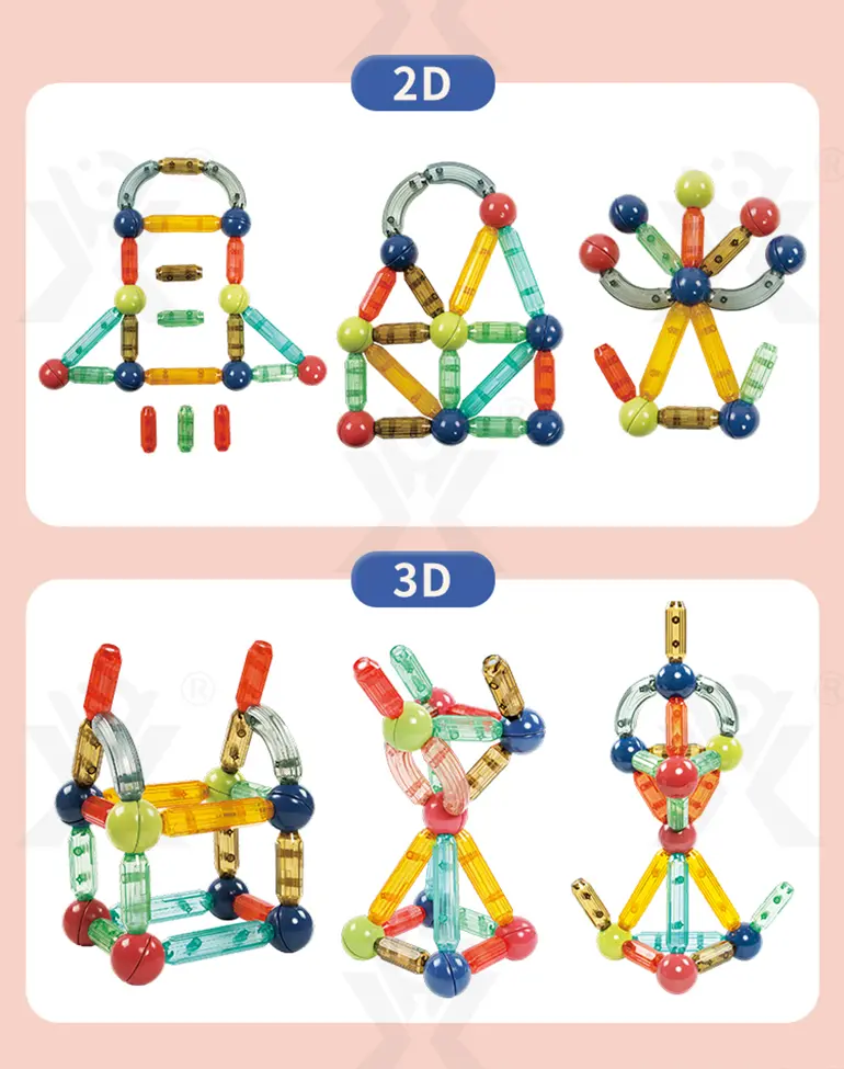 3D Magnetic Rod and Ball Set (TG2900982) — product detail panel 3