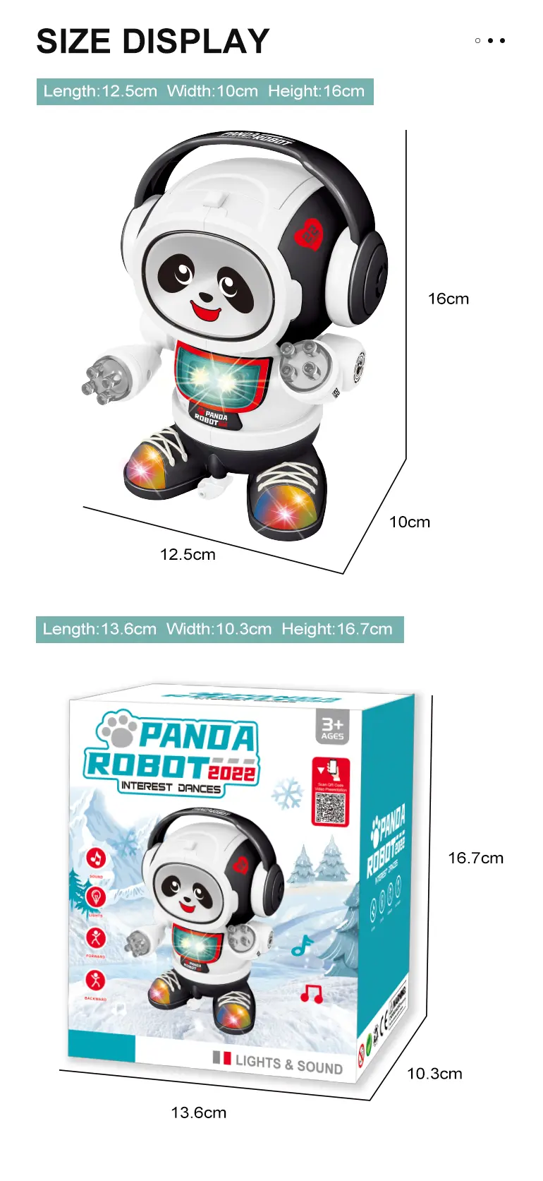 Dancing Panda Robot Toy (TG2316047) — product detail panel 7