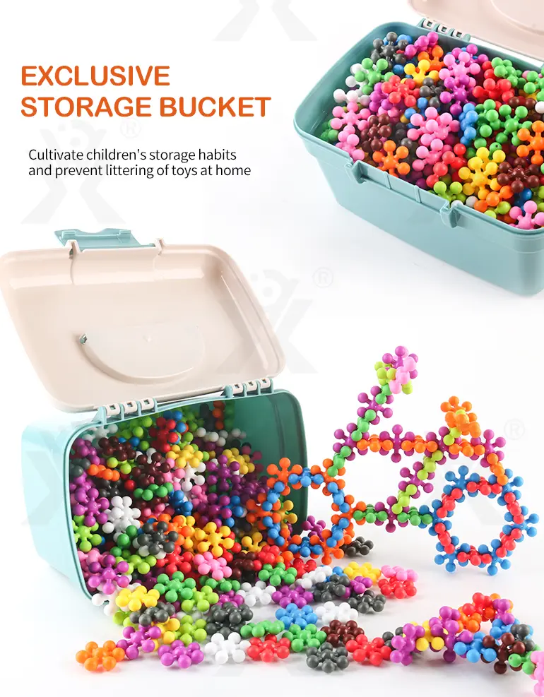 Plum Blossom Building Blocks, 3D Snowflake (TG4003148) — product detail panel 3