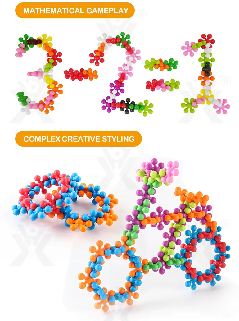 Plum Blossom Building Blocks, 3D Snowflake (TG4003148) — product detail panel 5