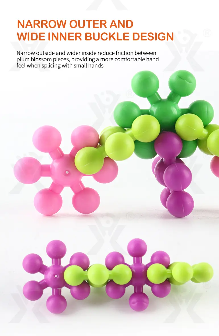 Plum Blossom Building Blocks, 3D Snowflake (TG4003148) — product detail panel 6