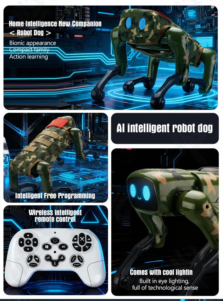 Robot Dog Soldier Toys, AI Interaction (TG5080833) — product detail panel 2