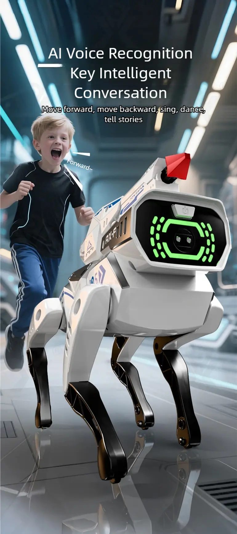 AI Bionic Mechanical Dog Toy with Voice & Dance (TG5081484) — product detail panel 3