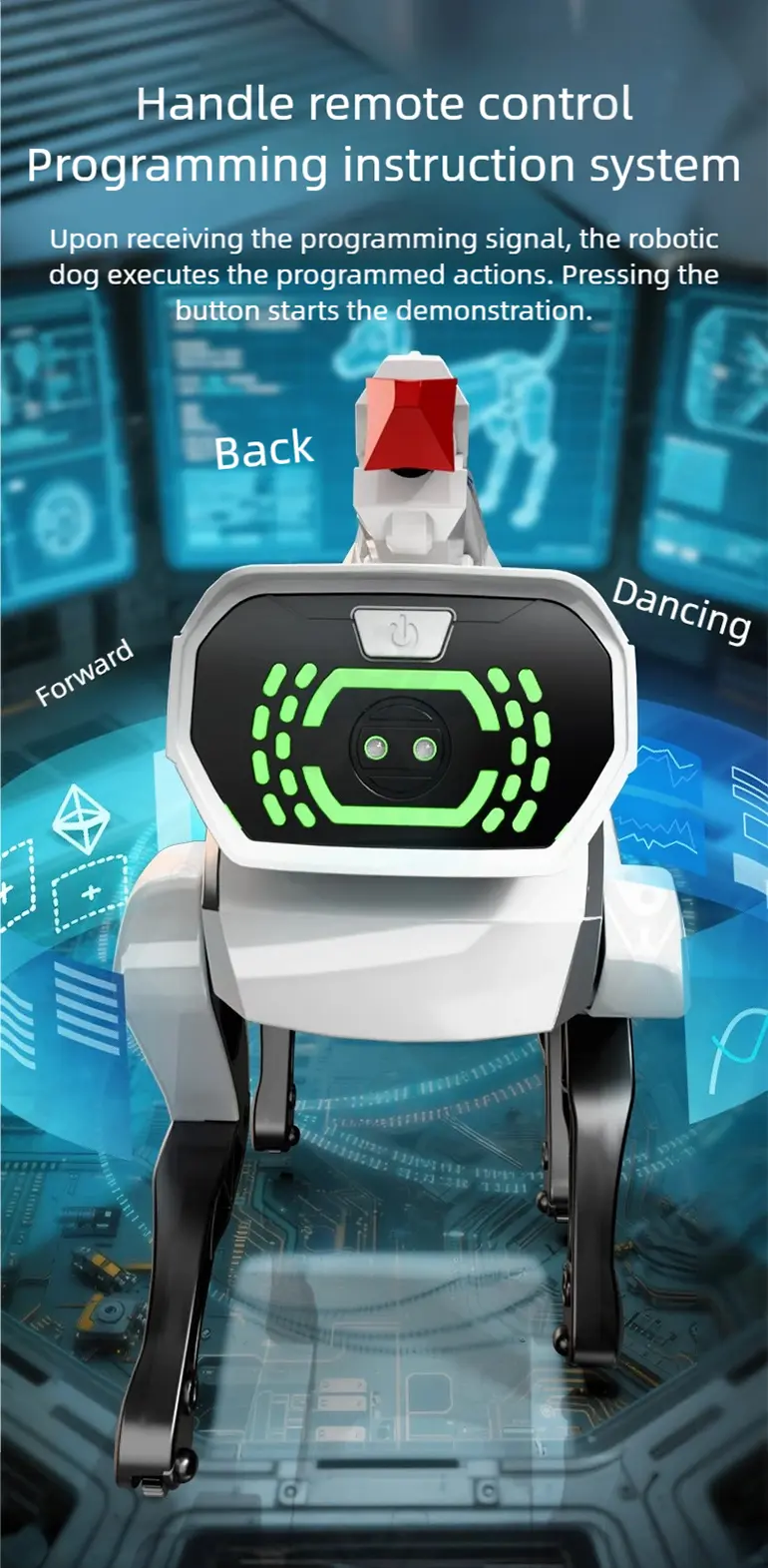 AI Bionic Mechanical Dog Toy with Voice & Dance (TG5081484) — product detail panel 5