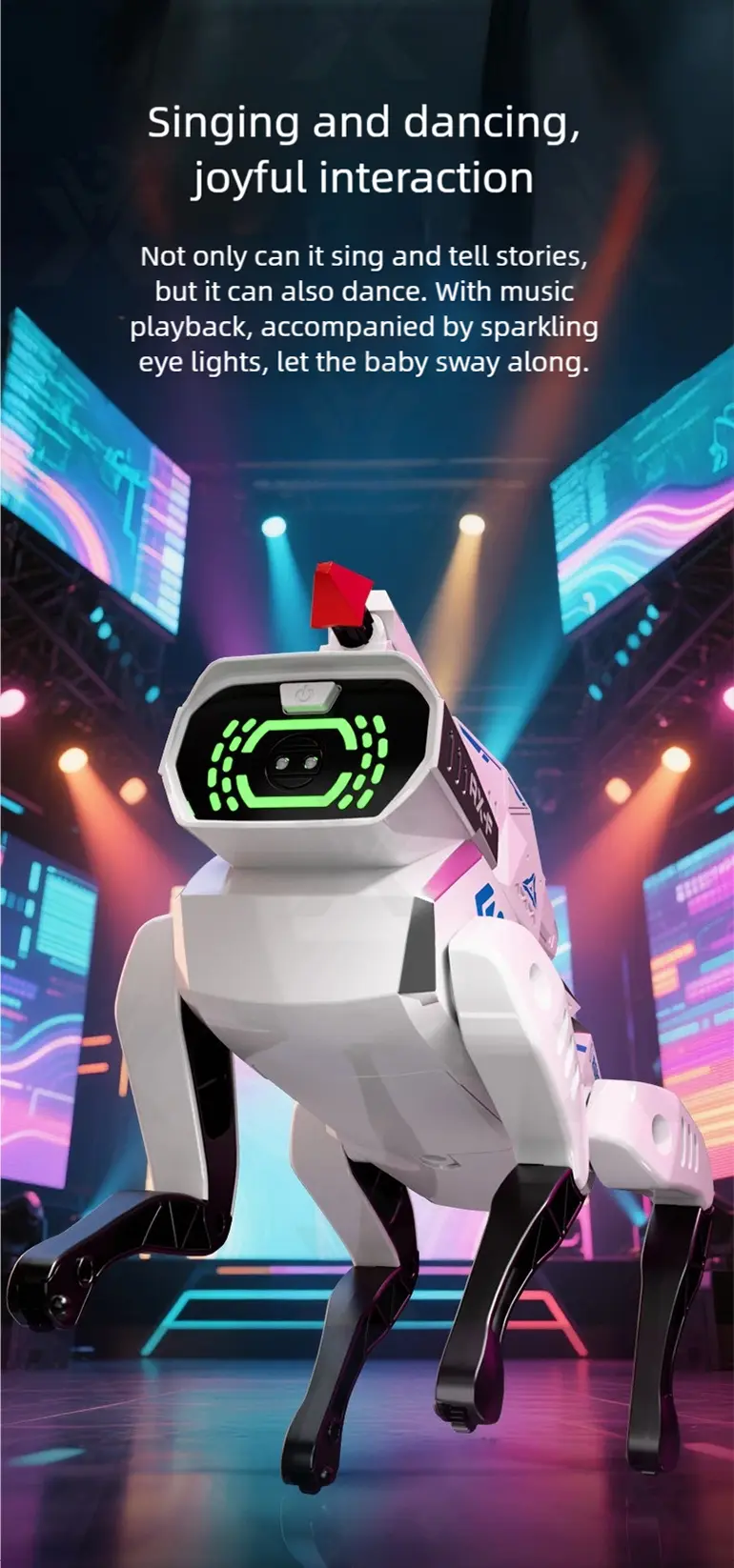 AI Bionic Mechanical Dog Toy with Voice & Dance (TG5081484) — product detail panel 6