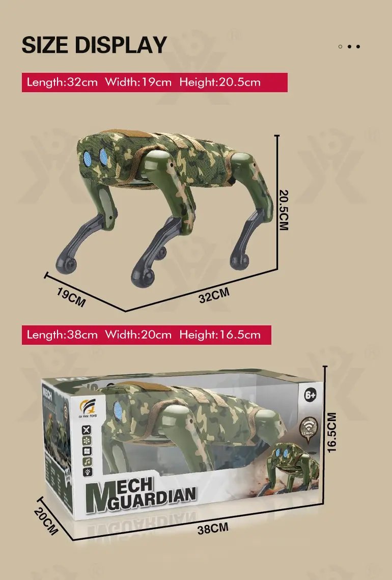 Robot Dog Soldier Toys, AI Interaction (TG5080833) — product detail panel 8