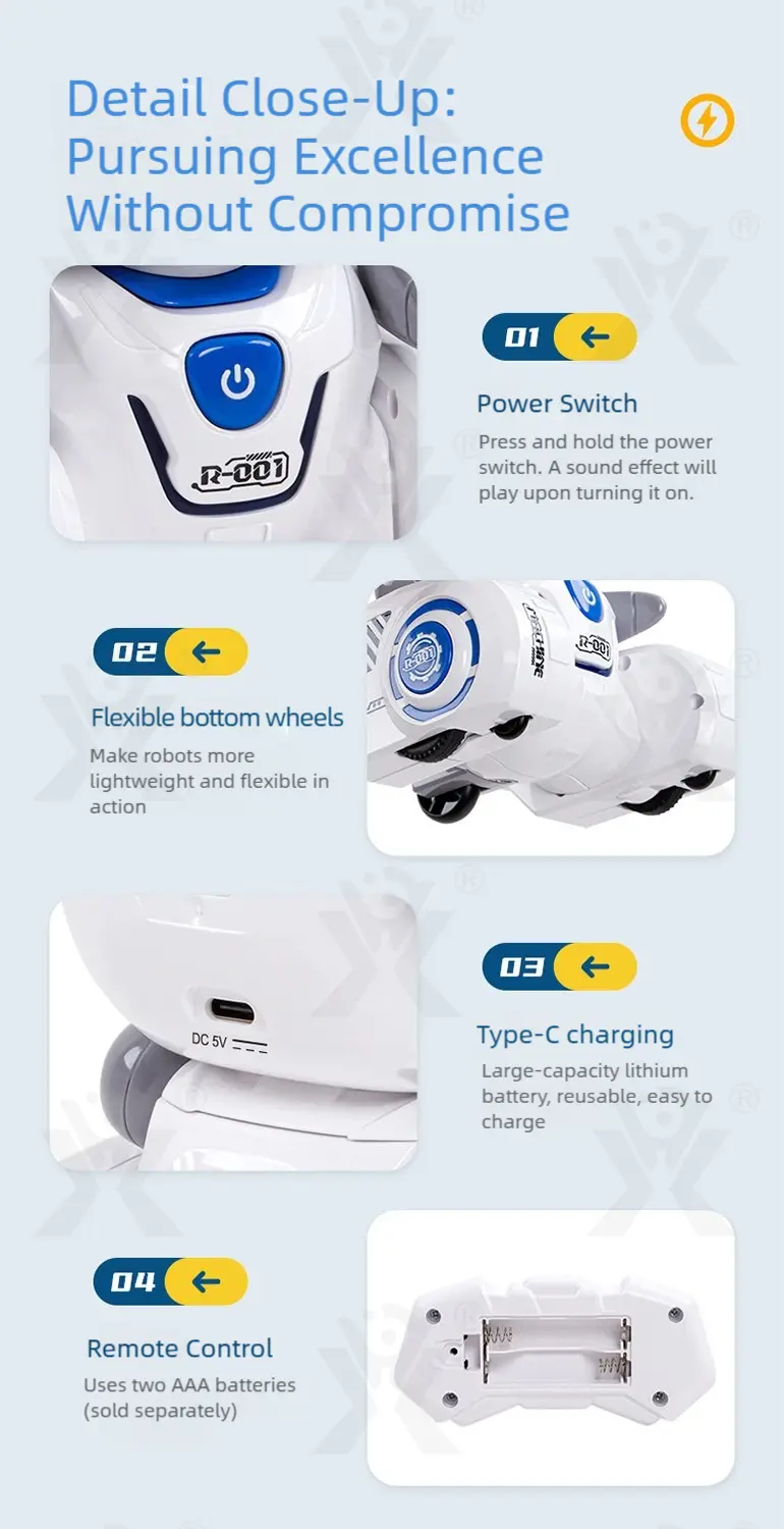 Cute Intelligent Robot at Factory Price (TG4501534) — product detail panel 10